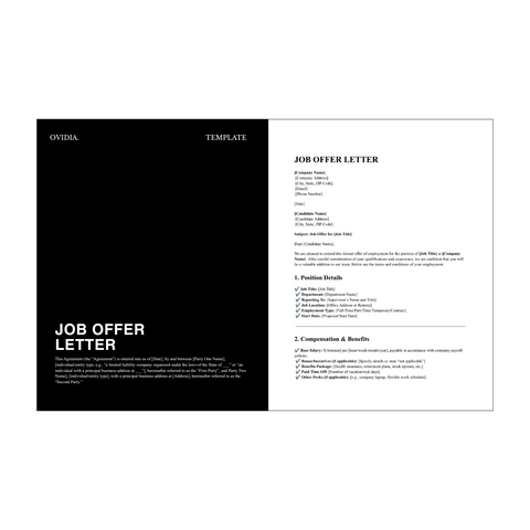 Job Offer Letter Template