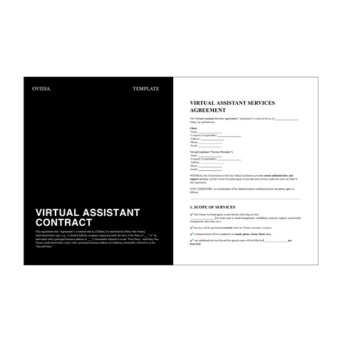 Virtual Assistant Contract Template