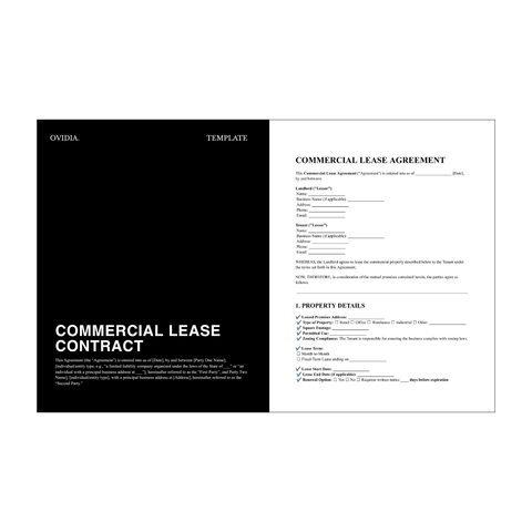 Commercial Lease Contract Template